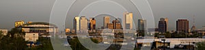 Buildings of Phoenix Arizona Skyline Before The Sun Rises