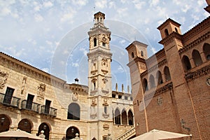 Buildings of Pueblo Espanol Palma de Mallorca Spain