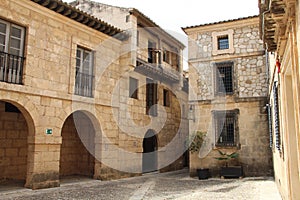 Buildings of Pueblo Espanol Palma de Mallorca Spain photo