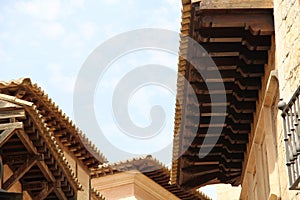 Buildings of Pueblo Espanol Palma de Mallorca Spain photo