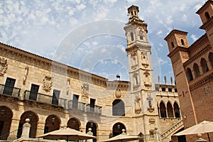 Buildings of Pueblo Espanol Palma de Mallorca Spain photo