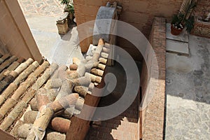 Buildings of Pueblo Espanol Palma de Mallorca Spain photo