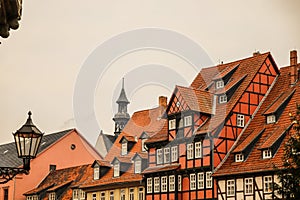 Buildings of Quedlinburg in Alemania, Germany photo