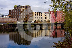 Buildings Reflected on Water