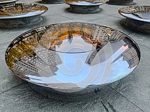 Buildings Reflection on The sky lenses