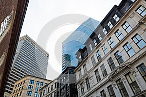 Buildings and rentals in downtown Boston