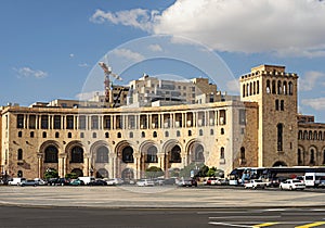 Buildings on Republic Square in Yerevan