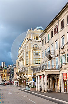 Buildings in Rijeka, Croatia
