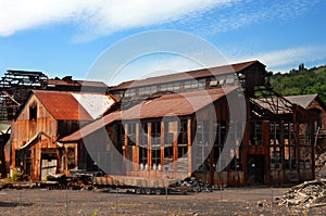 Buildings Rusting at Quincy Smelter photo