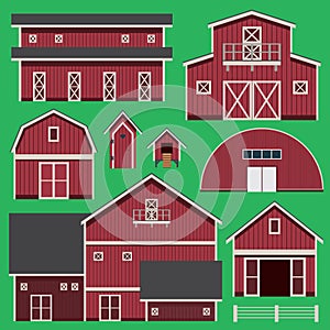 Buildings set with farm