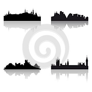 Buildings silhouettes