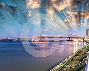 Buildings and skyline of New Orleans, Lousiana