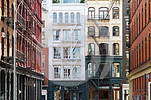 Buildings in Soho Manhattan, New York City photo