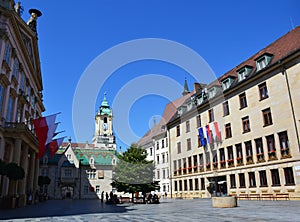 Buildings on the square, Bratislava