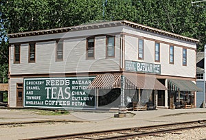 Buildings of 1905 street of Fort Edmonton