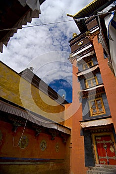Buildings in Tibetan monastery