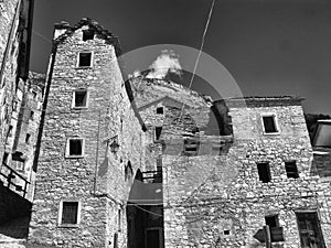 Buildings in the town of Casso