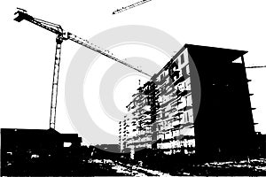 Buildings under construction