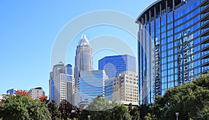 Buildings in Uptown Charlotte