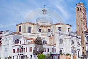 Buildings in Venice along the Grand canal