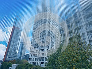 Buildings in Vienna with added effects