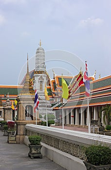 Buildings at Wat Pho, Temple of the Reclining Golden Buddha, Bangkok, Thailand