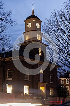 Builiding with clock tower in Dover