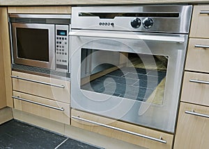 Built in kitchen appliances photo