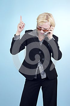 Buisness woman with glasses 07