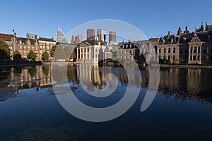 Buitenhof Dutch parliament reflection