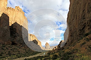 Buitrera Canyon, a climbing paradise in the Chubut valley, Argentina