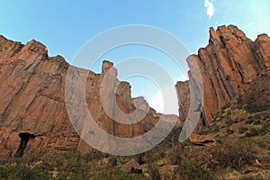 Buitrera Canyon, a climbing paradise in the Chubut valley, Argentina