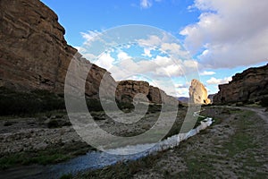 Buitrera Canyon, a climbing paradise in the Chubut valley, Argentina