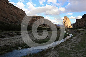 Buitrera Canyon, a climbing paradise in the Chubut valley, Argentina