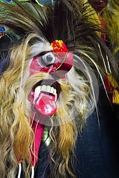 Bujang anom mask for reog Ponorogo