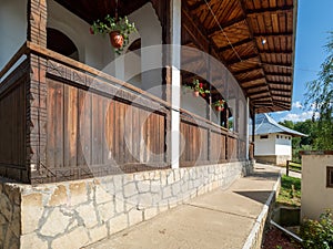 Bujoreni Monastery, a landmark atraction in Vaslui County, Romania