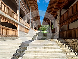 Bujoreni Monastery, a landmark atraction in Vaslui County, Romania