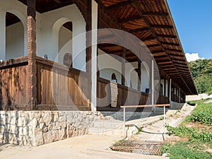 Bujoreni Monastery, a landmark atraction in Vaslui County, Romania photo