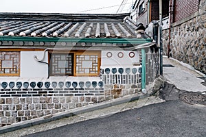Bukchon Hanok village, Korean traditional house in Seoul
