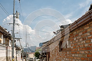 Bukchon Hanok Village, Korean traditional houses in Seoul, Korea