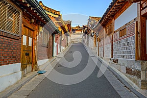 Bukchon Hanok Village,Traditional Korean style architecture in S