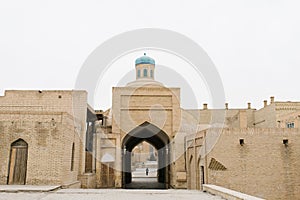 Bukhara, Uzbekistan. December 2022. The road to Taki Zargaron