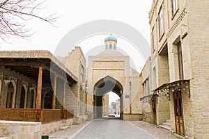 Bukhara, Uzbekistan. December 2022. The road to Taki Zargaron