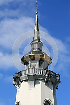 Buki, temple complex, landscape park. Church of the village Buki.