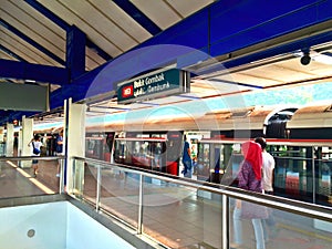 Bukit Gombak MRT train station
