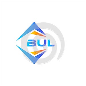 BUL abstract technology logo design on white background. BUL creative initial