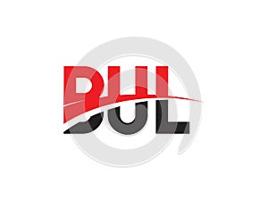 BUL Letter Initial Logo Design Vector Illustration