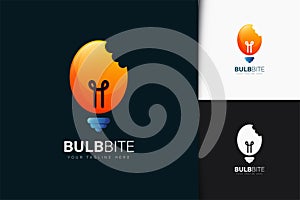 Bulb bite logo design