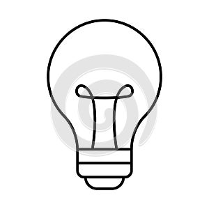Bulb, incandescent Vector icon which can easily modify