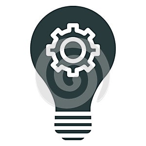 Bulb Isolated Vector Icon which can easily modify